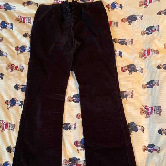 NWOT Vintage Tommy Hilfiger corduroy pants Black, Size 5 - Picture 11 of 16